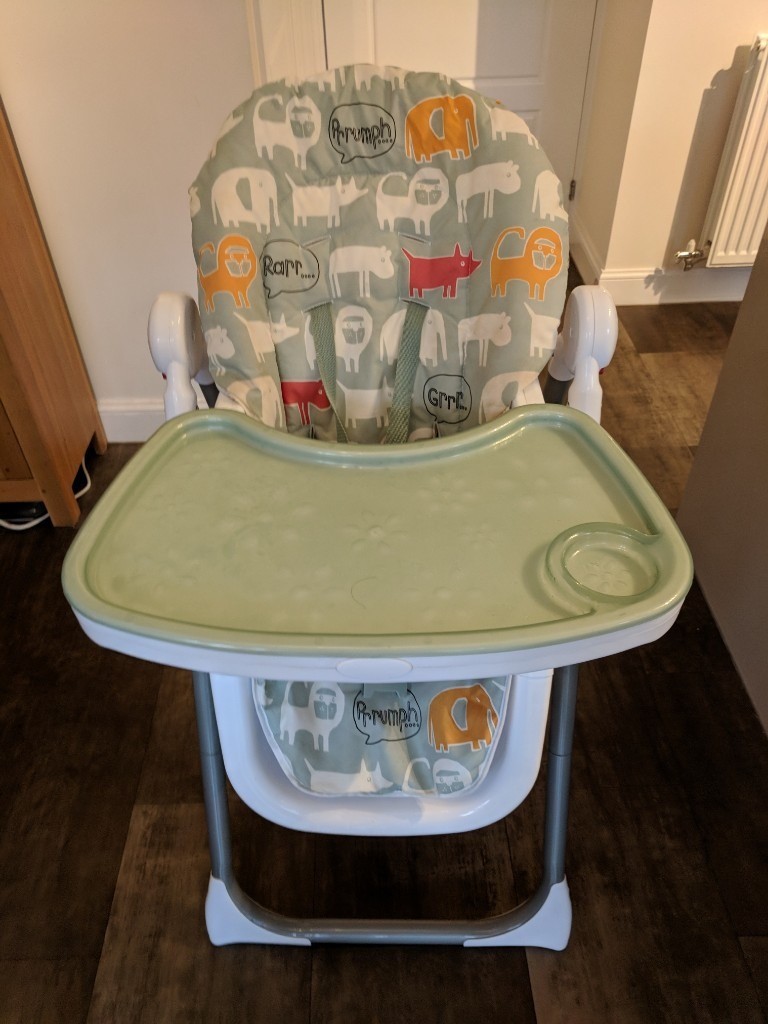 mamas & papas pesto 2 animal friends highchair